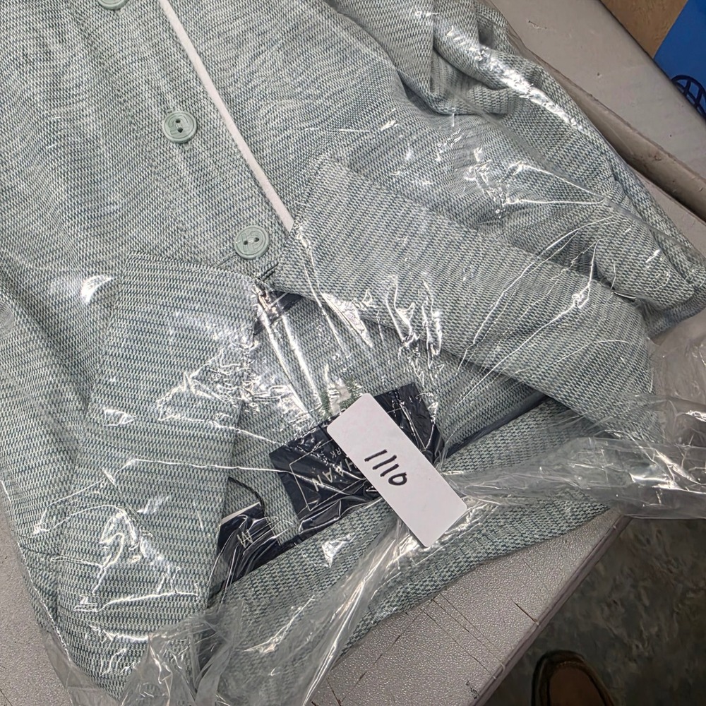Cole Haan Golf Cool Core Polo Shirt Mens Medium Silt Green New With Tags - Picture 13 of 13